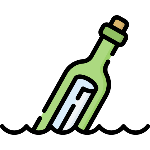 ボトルの中のメッセージ Special Lineal color icon