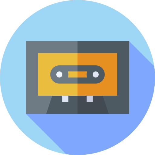 kassette Flat Circular Flat icon