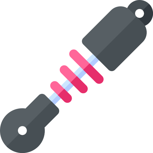 Shock absorber Basic Rounded Flat icon