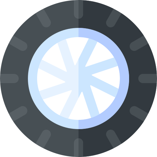 Колеса Basic Rounded Flat иконка