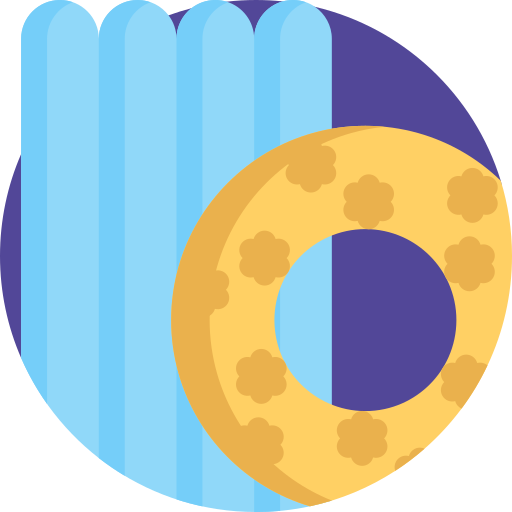 gumowy pierścień Detailed Flat Circular Flat ikona