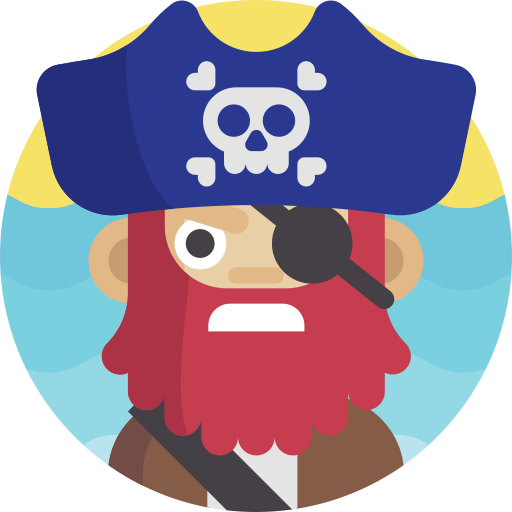 piraat Detailed Flat Circular Flat icoon