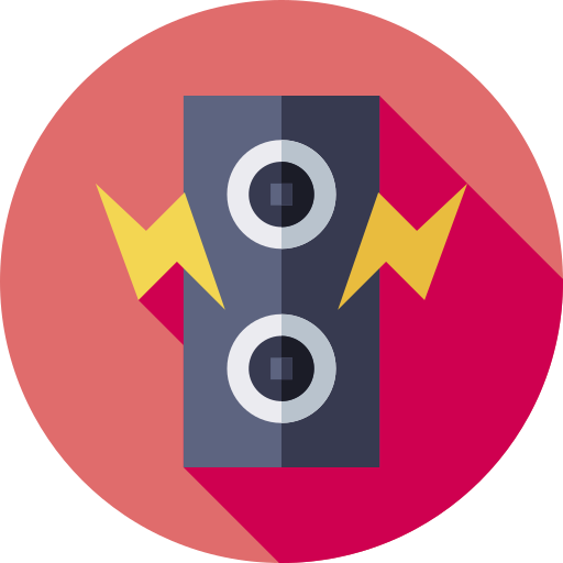 Speaker Flat Circular Flat icon