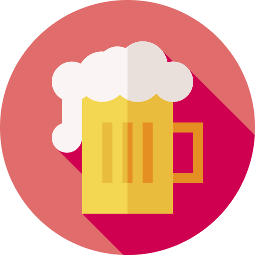 bier Flat Circular Flat icoon