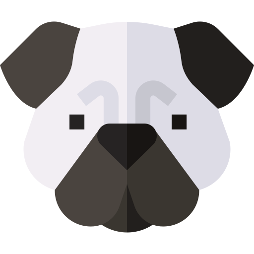 Pug Basic Straight Flat icon