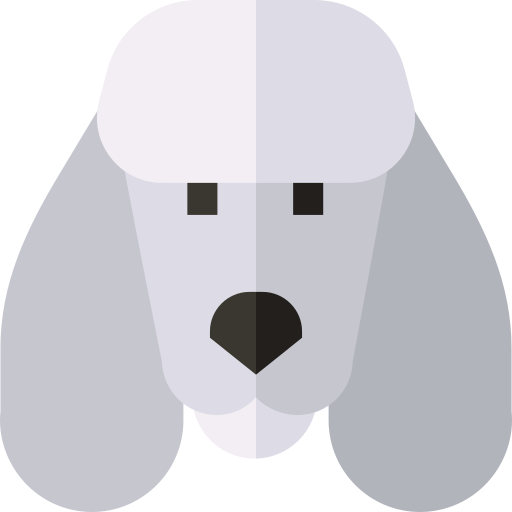Poodle Basic Straight Flat icon
