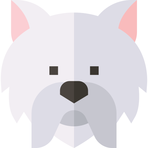 west highland terrier Basic Straight Flat icon