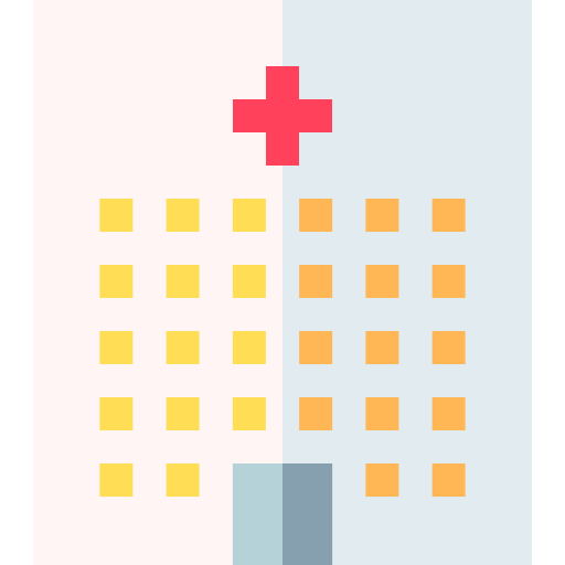 病院 Basic Straight Flat icon
