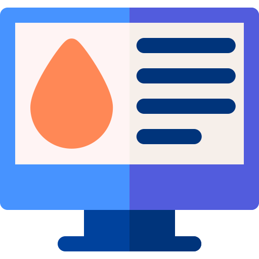 Blood donation Basic Rounded Flat icon