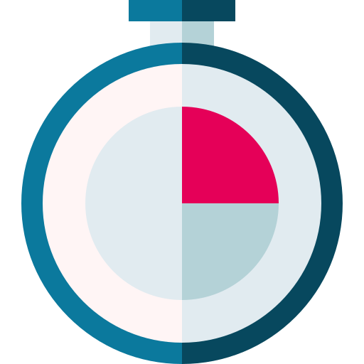 chronometer Basic Straight Flat icoon