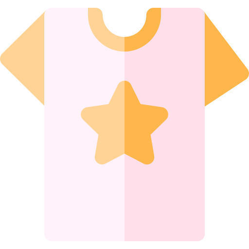 tシャツ Basic Rounded Flat icon