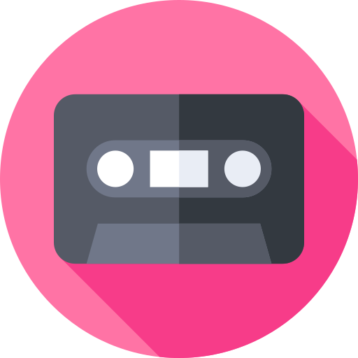 kassette Flat Circular Flat icon