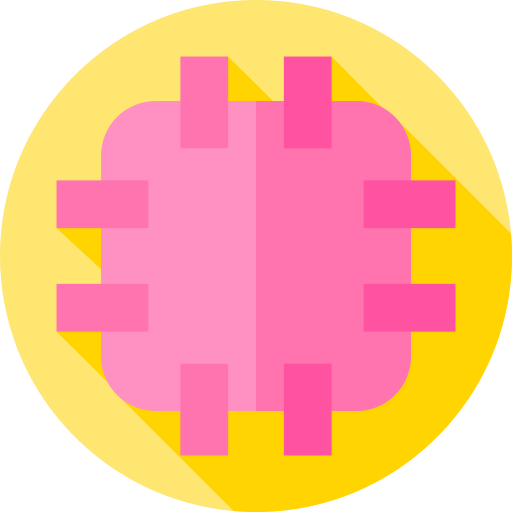 patchwork Flat Circular Flat icona