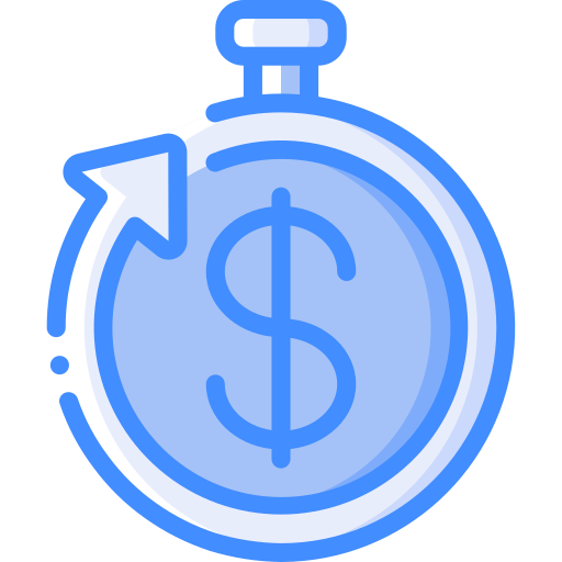 Cash payment Basic Miscellany Blue icon