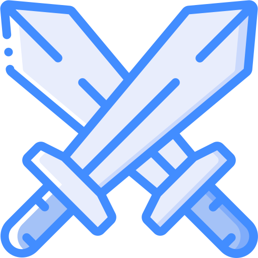 Swords Basic Miscellany Blue icon