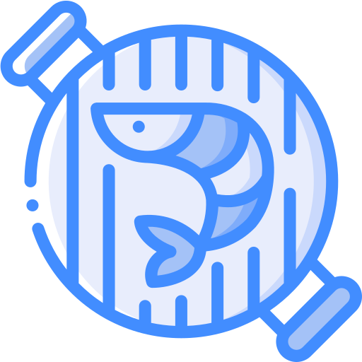 Shrimp Basic Miscellany Blue icon