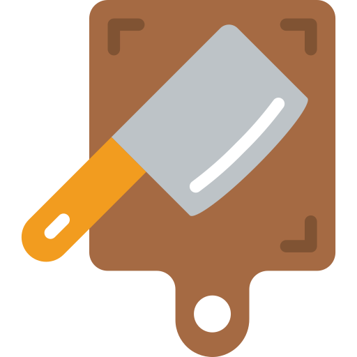 Chopping Basic Miscellany Flat icon