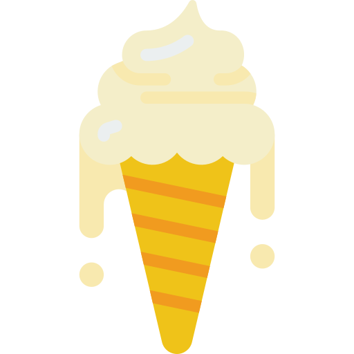 Ice cream Basic Miscellany Flat icon