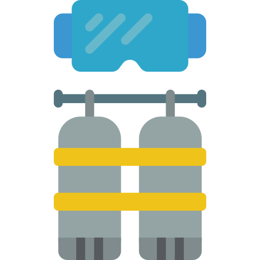 Подводное плавание Basic Miscellany Flat иконка