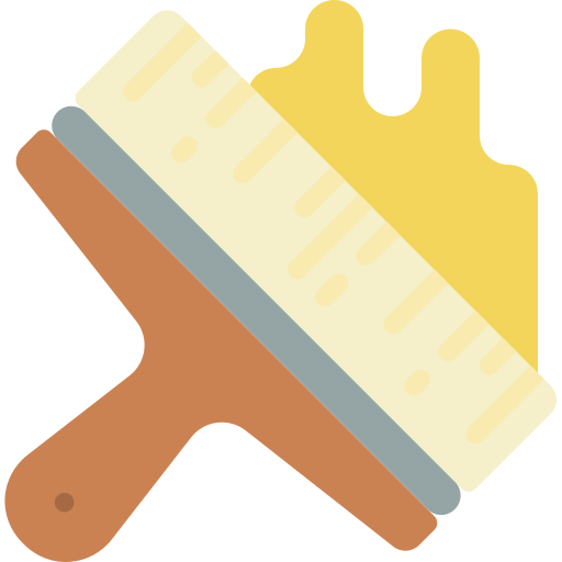 Paintbrush Basic Miscellany Flat icon