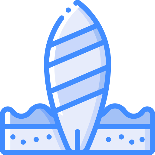 fare surf Basic Miscellany Blue icona