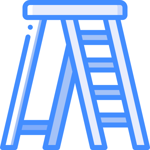 Ladder Basic Miscellany Blue icon