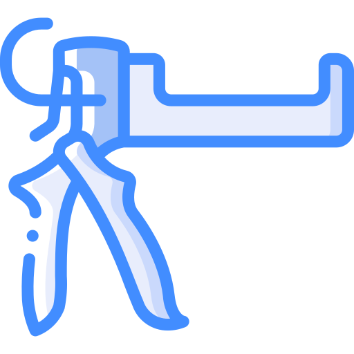 Caulk gun Basic Miscellany Blue icon