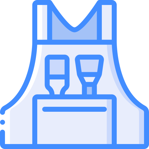 Overalls Basic Miscellany Blue icon