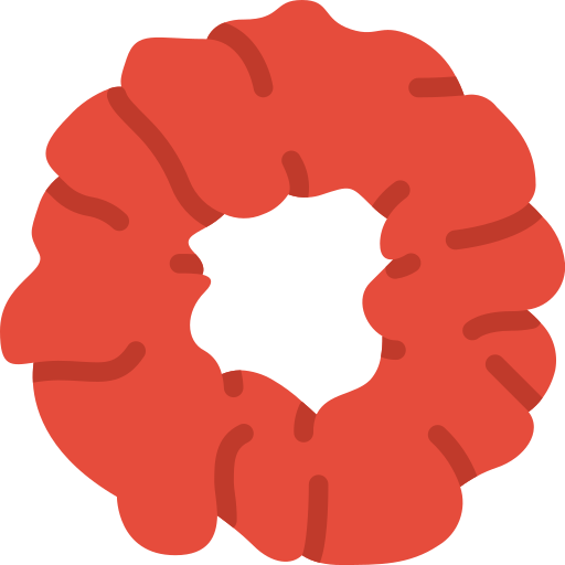 scrunchie Basic Miscellany Flat icon
