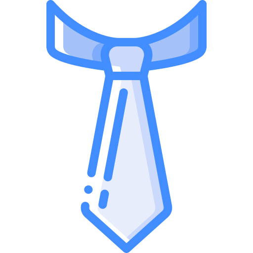 넥타이 Basic Miscellany Blue icon