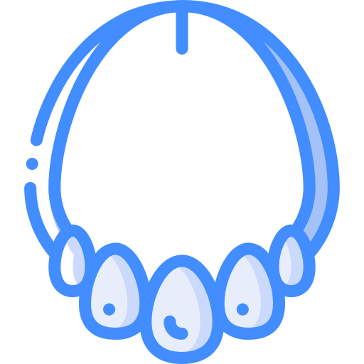 Necklace Basic Miscellany Blue icon