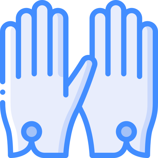 Gloves Basic Miscellany Blue icon