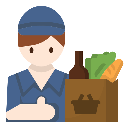 Groceries store dDara Flat icon