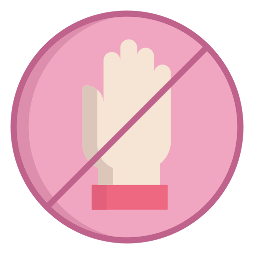 Dont touch Icongeek26 Flat icon