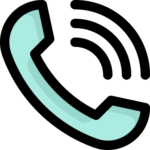 dzwoniący telefon bqlqn Lineal Color ikona