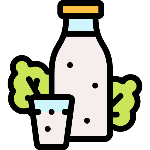 mleko sojowe Detailed Rounded Lineal color ikona