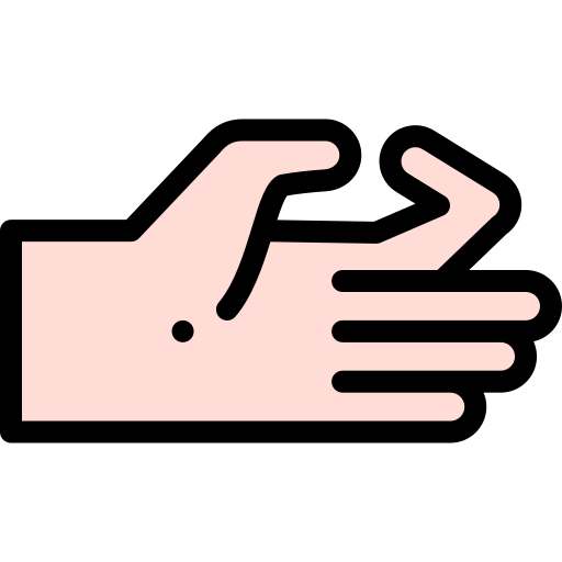 Hand Detailed Rounded Lineal color icon