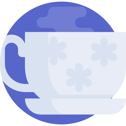 Чашка чая Detailed Flat Circular Flat иконка