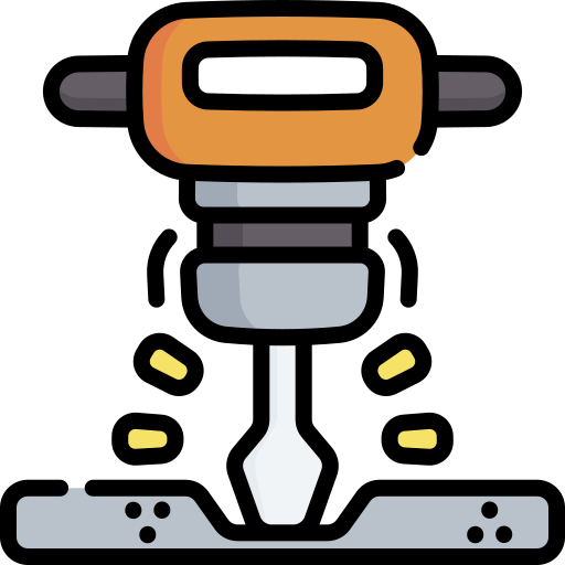 presslufthammer Special Lineal color icon
