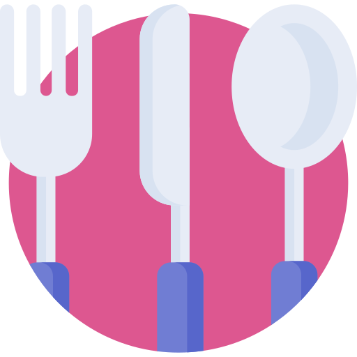 Cutlery Detailed Flat Circular Flat icon