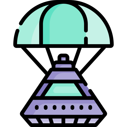 Space capsule Special Lineal color icon