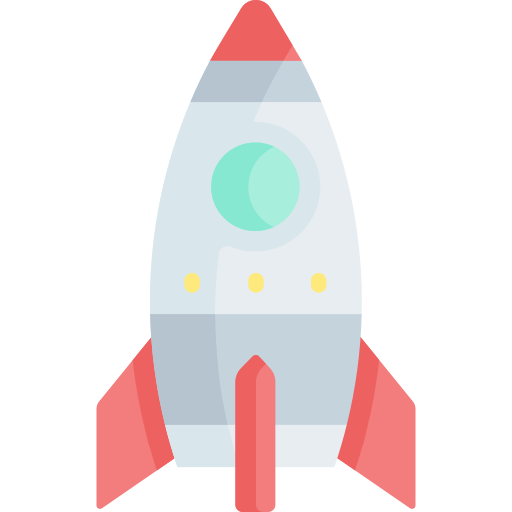 Rocket ship Special Flat icon