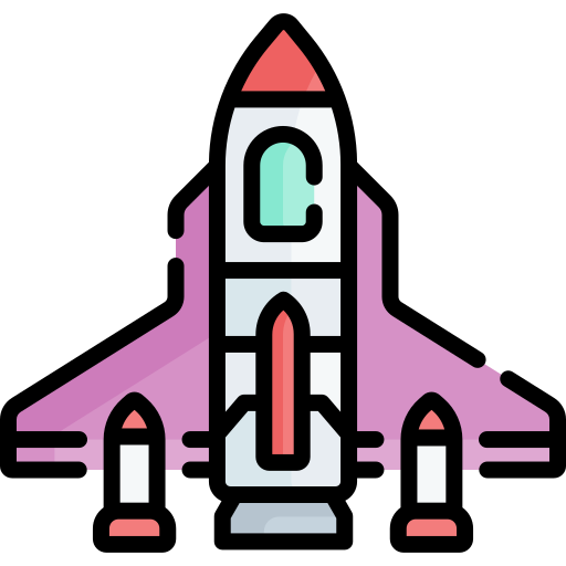 okręt rakietowy Special Lineal color ikona