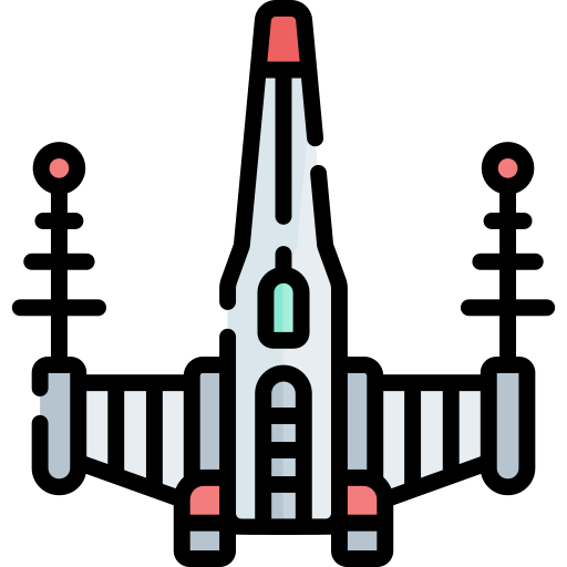 statek kosmiczny Special Lineal color ikona