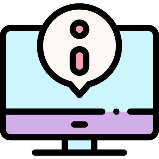 컴퓨터 Detailed Rounded Lineal color icon