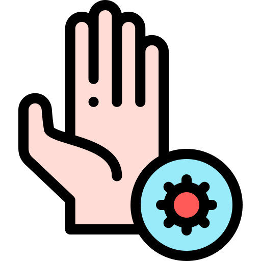 Dirty hands Detailed Rounded Lineal color icon