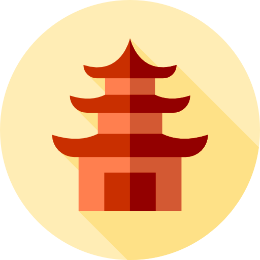 pagoda Flat Circular Flat icona