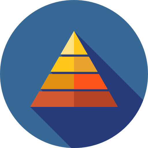 Пирамида Flat Circular Flat иконка