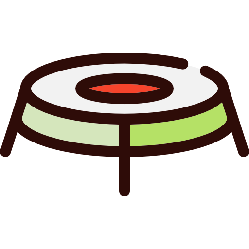 trampolin Detailed Rounded Lineal color icon