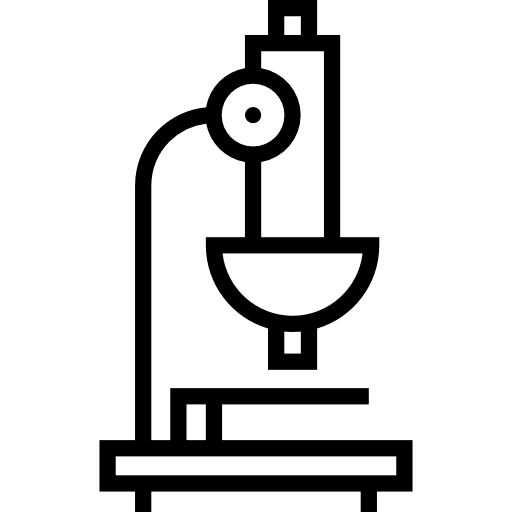 Microscope Maxim Flat Lineal icon